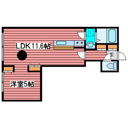 リベルタ福住の物件間取画像